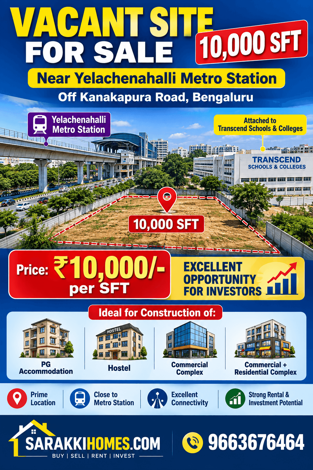 VACANT SITE 10000 SFT